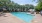Sparkling swimming pool